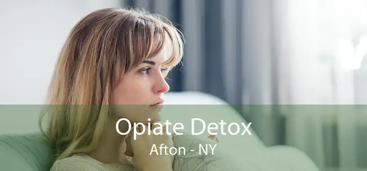 Opiate Detox Afton - NY