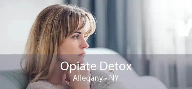 Opiate Detox Allegany - NY