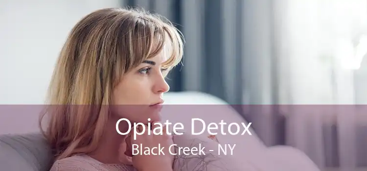 Opiate Detox Black Creek - NY