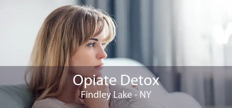 Opiate Detox Findley Lake - NY